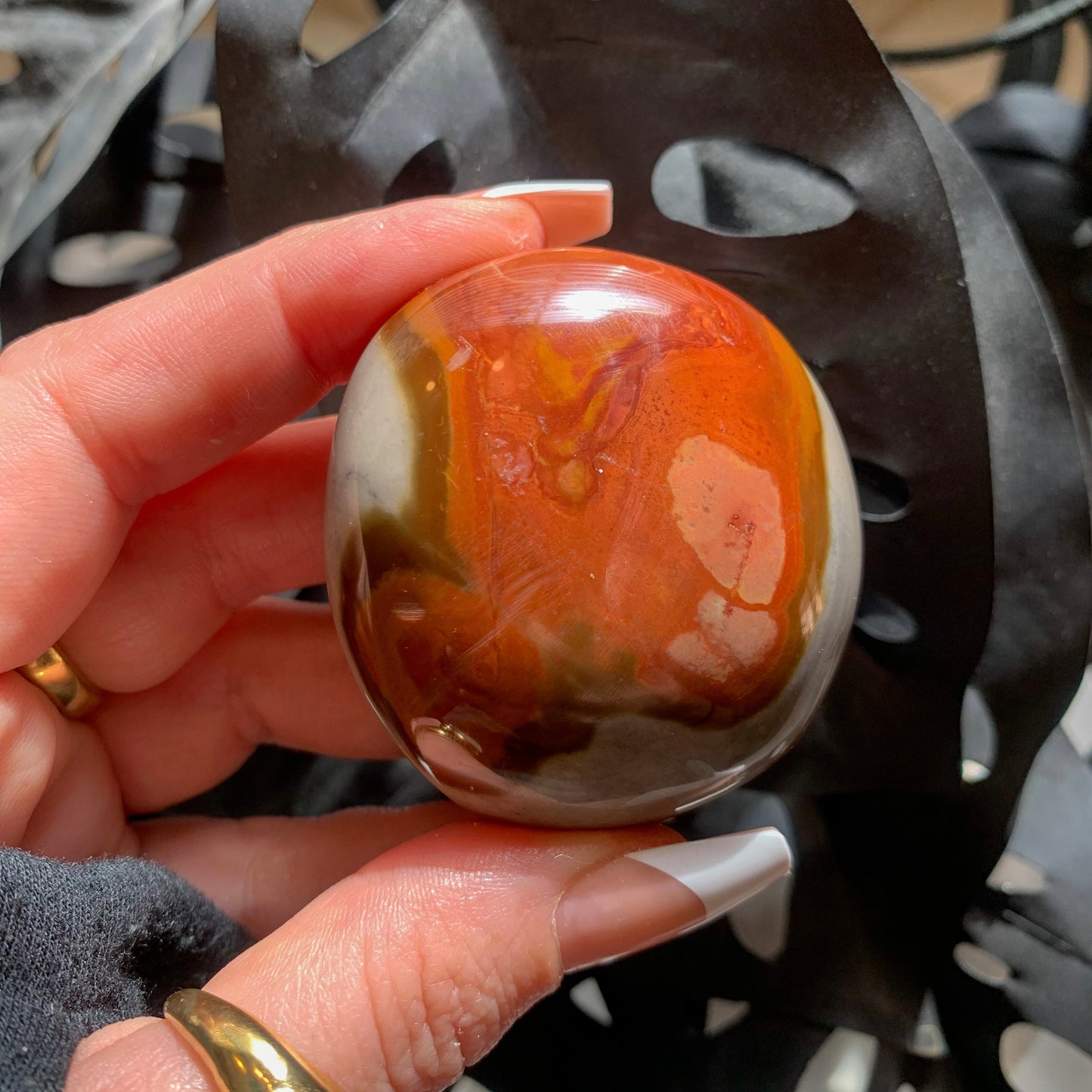 Polychrome Palm Stone