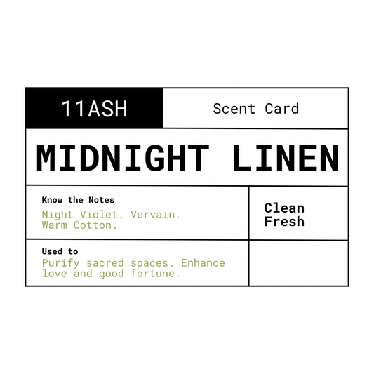 Midnight Linen | Charcoal Incense Cones